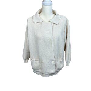 RTW Charleston cardigan/sweater, size Medium, vintage, heavyweight, pockets
